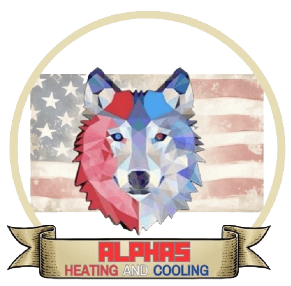 Alphas Heating And Cooling Logo